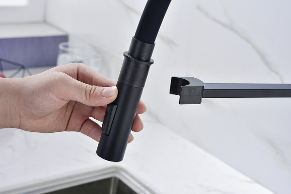 Смеситель для кухни Paulmark Halt Ha214021-401 Антрацит