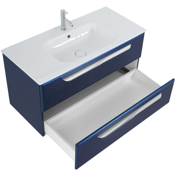 Тумба под раковину Cezares Eco-Cer 80 ECO-CER-800-2C-SO-SPF-P подвесная Sapfiro без ручек