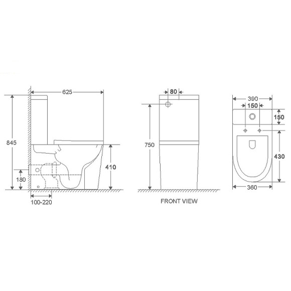 Унитаз компакт WeltWasser Salzbach 011 GL-WT 10000011688 с бачком и сиденьем Микролифт Унитаз компакт WeltWasser Salzbach 011 GL-WT 10000011688 с бачком и сиденьем Микролифт