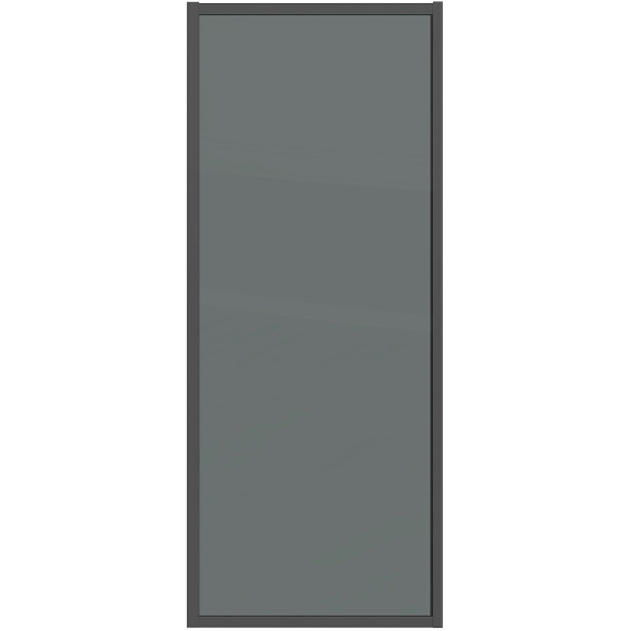 Душевая стенка Grossman Style 90 200.K33.05.90.21.10 профиль Черный матовый стекло тонированное