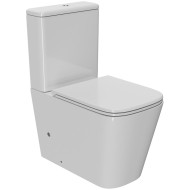 Унитаз компакт Point Ника PN42081 с бачком и сиденьем Микролифт Унитаз компакт Point Ника PN42081 с бачком и сиденьем Микролифт