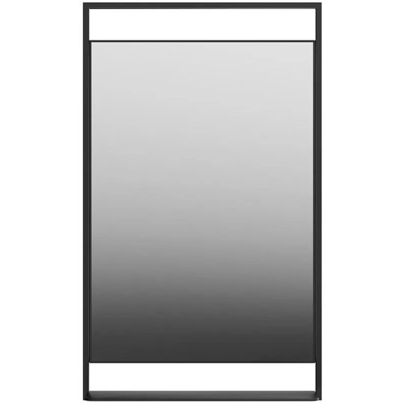 Зеркало Kerama Marazzi Plaza Next 60 PL.N.mi.P.60\BLK с подсветкой Черное матовое с сенсорным выключателем