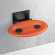Сиденье для душа Ravak Ovo P Orange/Black B8F0000044 Прозрачно-оранжевое Черное Сиденье для душа Ravak Ovo P Orange/Black B8F0000044 Прозрачно-оранжевое Черное