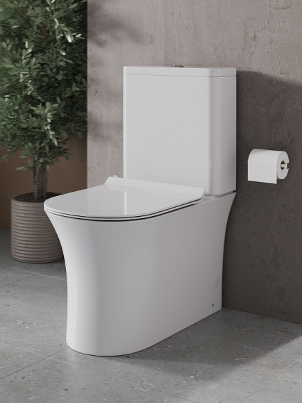 Унитаз компакт Agger AT01000 с бачком и сиденьем Микролифт Унитаз компакт Agger AT01000 с бачком и сиденьем Микролифт