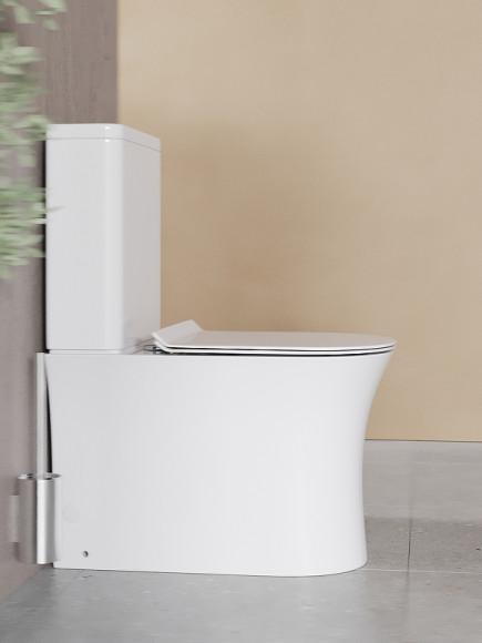 Унитаз компакт Agger AT01000 с бачком и сиденьем Микролифт Унитаз компакт Agger AT01000 с бачком и сиденьем Микролифт