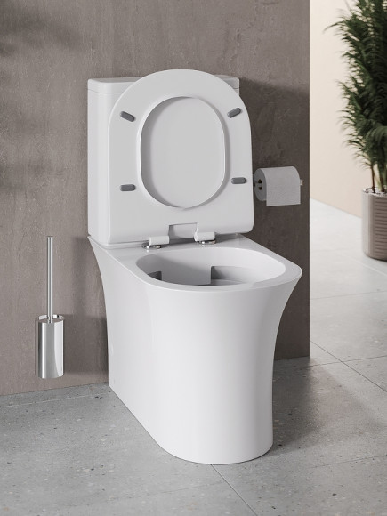 Унитаз компакт Agger AT01000 с бачком и сиденьем Микролифт Унитаз компакт Agger AT01000 с бачком и сиденьем Микролифт