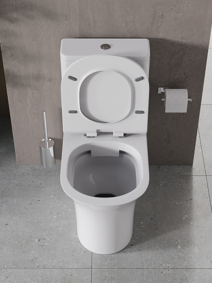 Унитаз компакт Agger AT01000 с бачком и сиденьем Микролифт Унитаз компакт Agger AT01000 с бачком и сиденьем Микролифт