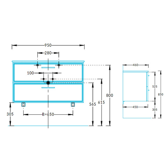 Тумба под раковину Kerama Marazzi Piano Classic 95 PIA.CL.95\BLU.M подвесная Синяя матовая Тумба под раковину Kerama Marazzi Piano Classic 95 PIA.CL.95\BLU.M подвесная Синяя матовая