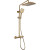 Душевая система Kaiser Serio 05382-3 с термостатом Шлифованное золото