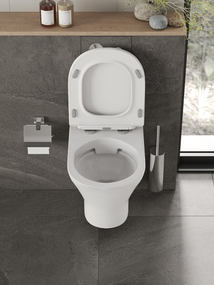 Унитаз Orange C01-100W подвесной с сиденьем Микролифт Унитаз Orange C01-100W подвесной с сиденьем Микролифт