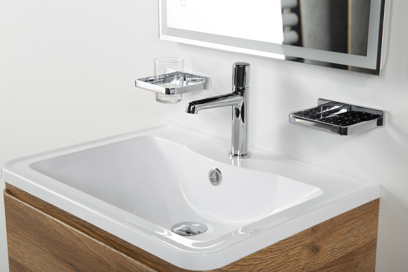 Тумба под раковину BelBagno 70 ALBANO-700-2C-SO-RR подвесная Rovere Rustico