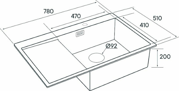 Кухонная мойка Paulmark Velten 78F R PM807851-BGR Брашированное золото Кухонная мойка Paulmark Velten 78F R PM807851-BGR Брашированное золото