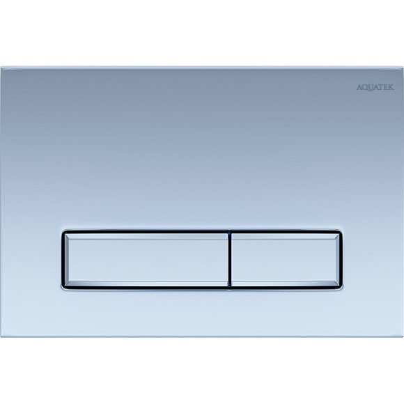 Комплект унитаза с инсталляцией Aquatek Set Aquatek Поларис-024 4в1 с сиденьем Микролифт и клавишей смыва Хром матовый