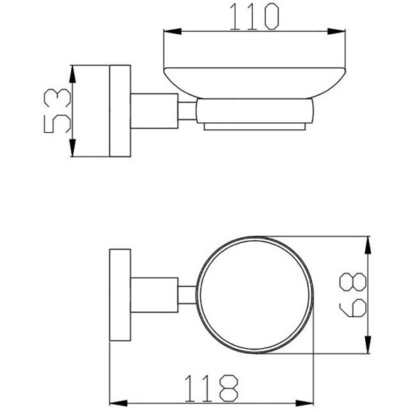 Мыльница Rav Slezak Colorado COA0300SM Бронза Мыльница Rav Slezak Colorado COA0300SM Бронза