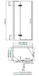 Душевой уголок WasserKRAFT Aller 120х90 L 10H07LBLACK профиль Хром стекло прозрачное