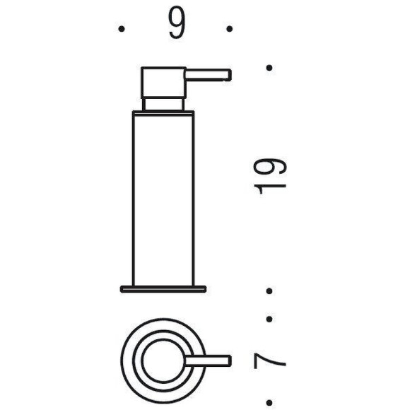 Дозатор для жидкого мыла Colombo Design Plus W4980.OM Золото матовое