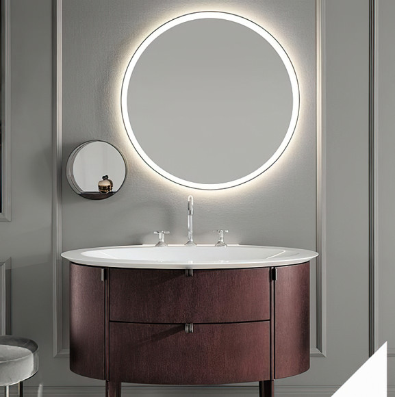 Зеркало Burgbad Lin20 75 SIJN075 с подсветкой с подогревом с сенсорным выключателем