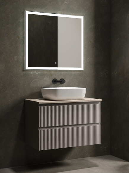 Тумба под раковину Sancos Snob R 80 SNR80SM подвесная Doha Soft