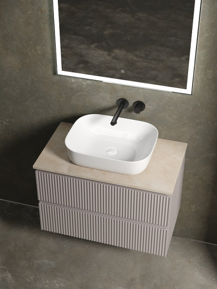 Тумба под раковину Sancos Snob R 80 SNR80SM подвесная Doha Soft