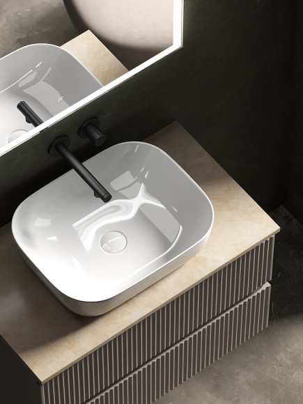 Тумба под раковину Sancos Snob R 80 SNR80SM подвесная Doha Soft