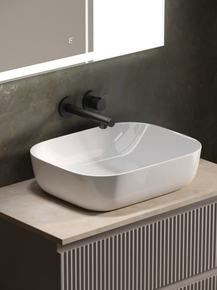 Тумба под раковину Sancos Snob R 80 SNR80SM подвесная Doha Soft