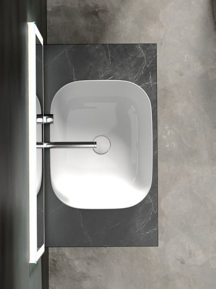 Тумба под раковину Sancos Snob R 80 SNR80SM подвесная Doha Soft