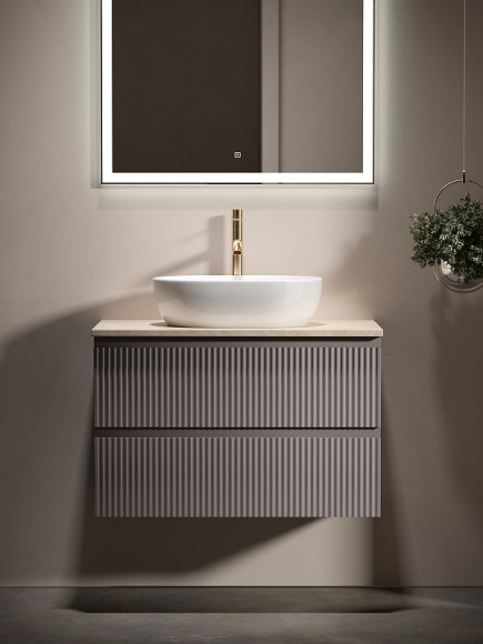 Тумба под раковину Sancos Snob R 80 SNR80SM подвесная Doha Soft