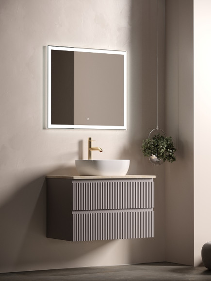 Тумба под раковину Sancos Snob R 80 SNR80SM подвесная Doha Soft