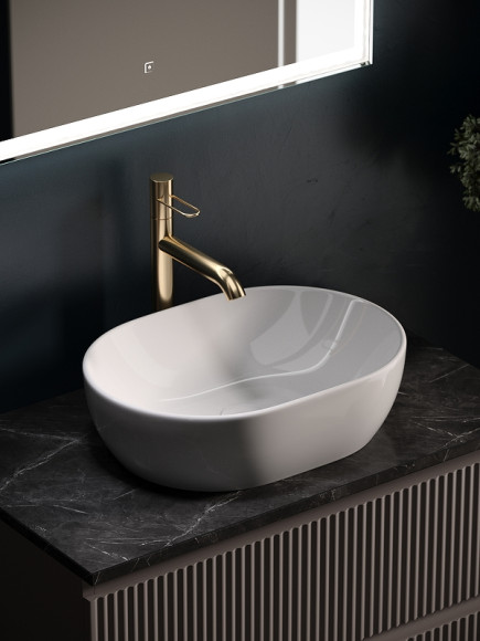 Тумба под раковину Sancos Snob R 80 SNR80SM подвесная Doha Soft