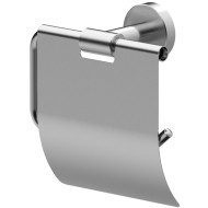 Держатель туалетной бумаги Whitecross Ergo nickel brushed ER2262NIB с крышкой Брашированный никель