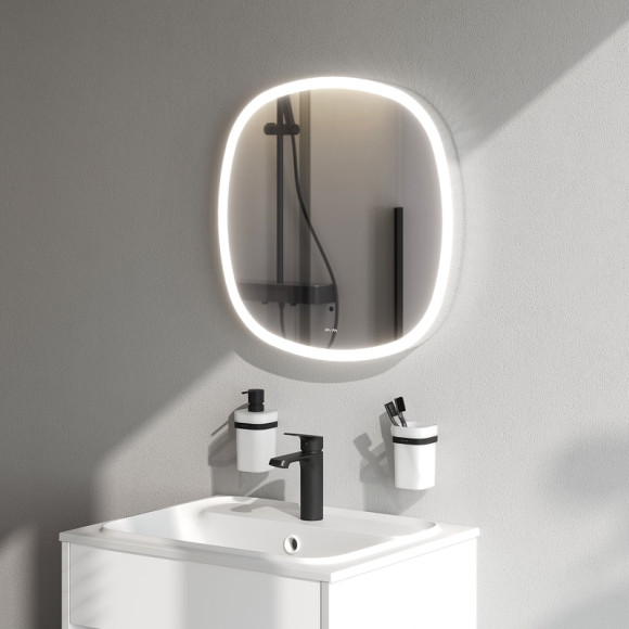 Зеркало AM.PM Func 55 M8FMOX0551WGS с подсветкой с ИК-сенсорным выключателем