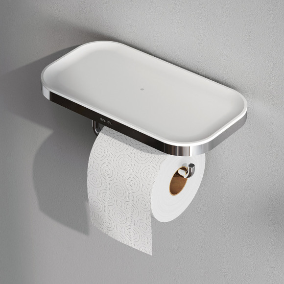 Держатель туалетной бумаги AM.PM Func A8F341400 с полкой Хром