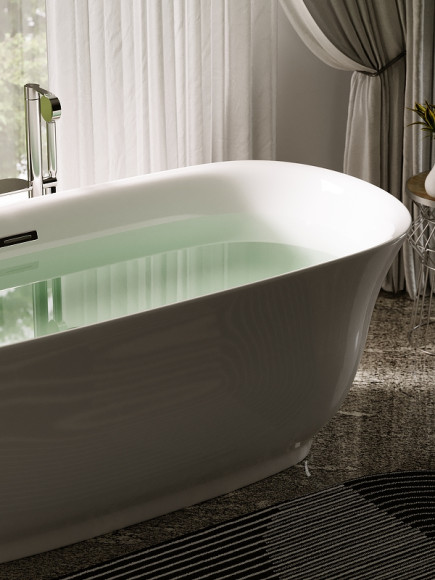 Акриловая ванна Sancos Viva 170x80 FB08 без гидромассажа