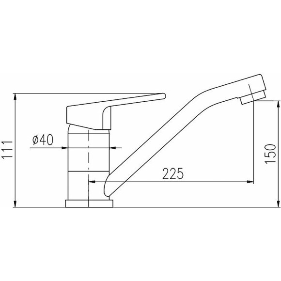 Смеситель для кухни Rav Slezak Colorado CO105.5 Хром Смеситель для кухни Rav Slezak Colorado CO105.5 Хром