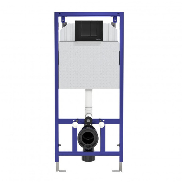 Инсталляция Berges Novum 040245 для унитаза с Черной клавишей смыва Инсталляция Berges Novum 040245 для унитаза с Черной клавишей смыва