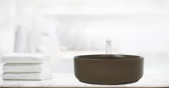 Раковина-чаша WeltWasser Elbach 3134 MBR 35 10000004519 Коричневая матовая