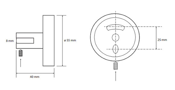 Держатель для полочки Bemeta Omega 104102112-6mm Хром Держатель для полочки Bemeta Omega 104102112-6mm Хром