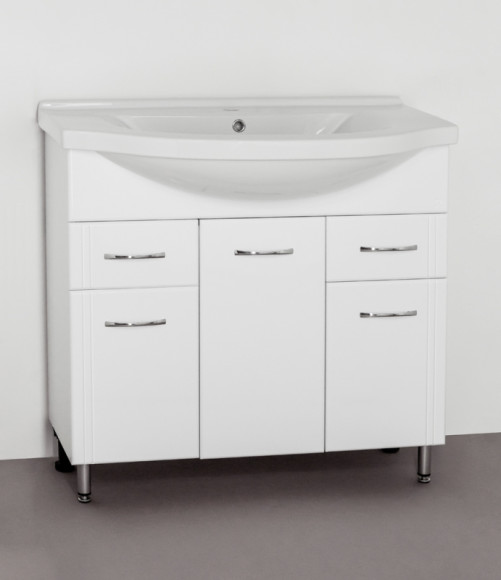 Тумба под раковину Style Line Эко Стандарт 26 Эльбрус 90 Белый глянец Тумба под раковину Style Line Эко Стандарт 26 Эльбрус 90 Белый глянец