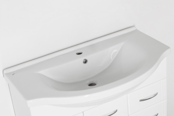 Тумба под раковину Style Line Эко Стандарт 26 Эльбрус 90 Белый глянец Тумба под раковину Style Line Эко Стандарт 26 Эльбрус 90 Белый глянец