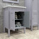 Тумба под раковину Caprigo Albion Concept 60 34010-SF028 Серая матовая