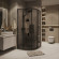 Душевой уголок Grossman Cosmo 80х80 301.K33.02.8080.21.10 профиль Черный матовый стекло тонированное Душевой уголок Grossman Cosmo 80х80 301.K33.02.8080.21.10 профиль Черный матовый стекло тонированное