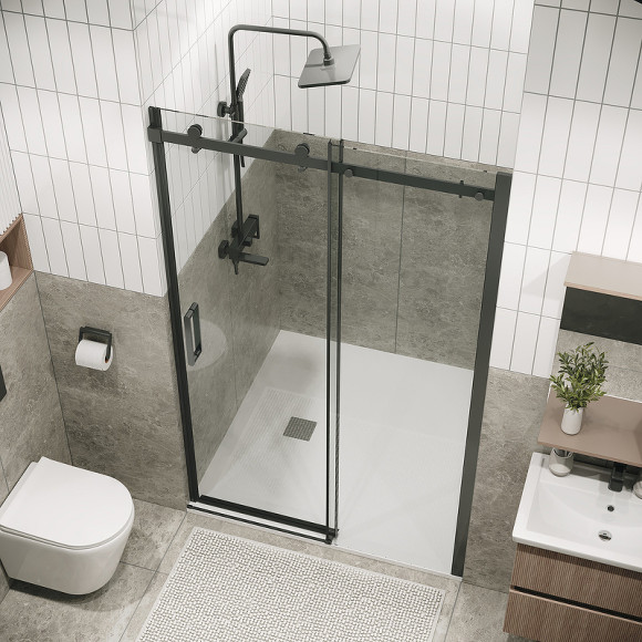 Душевая дверь Grossman Classic 110 100.K33.04.110.42.00 профиль Графит сатин стекло прозрачное Душевая дверь Grossman Classic 110 100.K33.04.110.42.00 профиль Графит сатин стекло прозрачное