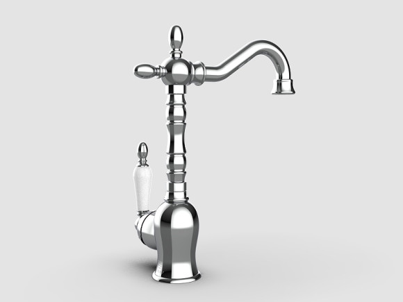 Смеситель для раковины GPD Retro MTL180 Хром