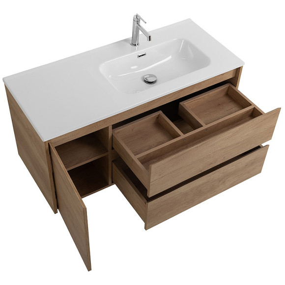 Тумба под раковину BelBagno Kraft 100 R KRAFT-1000-2C-1A-SO-RNN-R подвесная Rovere Nebrasca Nature Тумба под раковину BelBagno Kraft 100 R KRAFT-1000-2C-1A-SO-RNN-R подвесная Rovere Nebrasca Nature