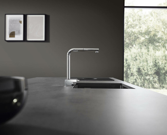 Смеситель для кухни Hansgrohe Aquno Select M81 73836000 Хром