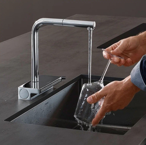 Смеситель для кухни Hansgrohe Aquno Select M81 73836000 Хром