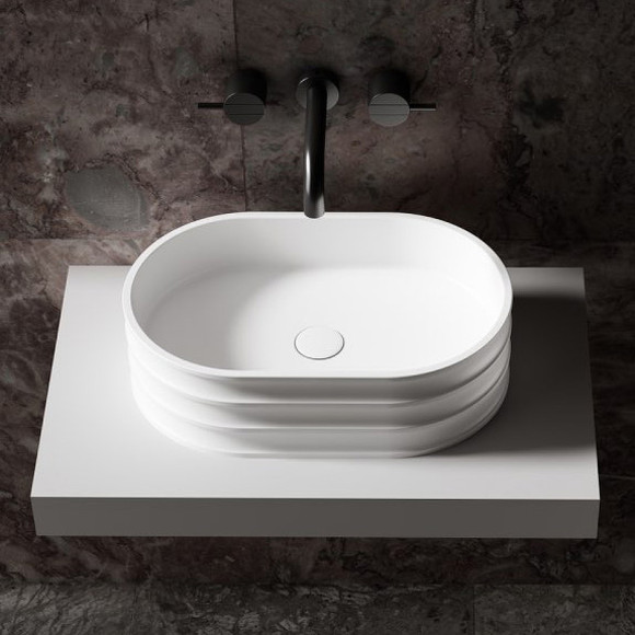 Раковина-чаша Abber Stein 56 AS2650 Белая матовая Раковина-чаша Abber Stein 56 AS2650 Белая матовая