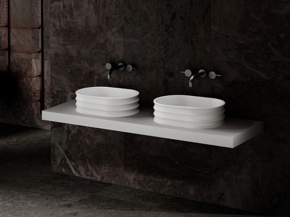 Раковина-чаша Abber Stein 56 AS2650 Белая матовая Раковина-чаша Abber Stein 56 AS2650 Белая матовая