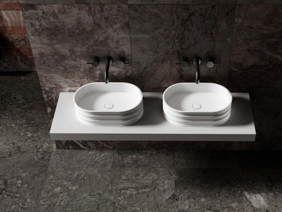 Раковина-чаша Abber Stein 56 AS2650 Белая матовая Раковина-чаша Abber Stein 56 AS2650 Белая матовая