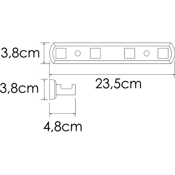 Вешалка для полотенец WasserKRAFT Rhin K-8774 Хром Вешалка для полотенец WasserKRAFT Rhin K-8774 Хром
